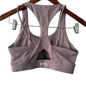 AYBL Women's Dusty Purple Sports Bra Medium